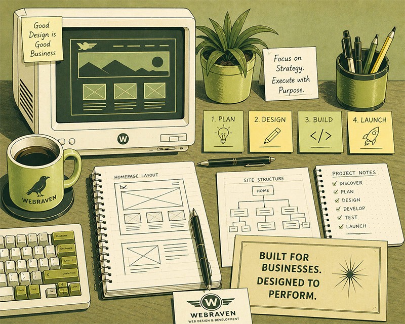 Webraven studio — building websites since 1998